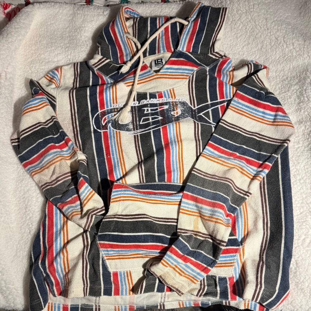 Striped Multicolor Women’s Outer Banks, NC Hoodie